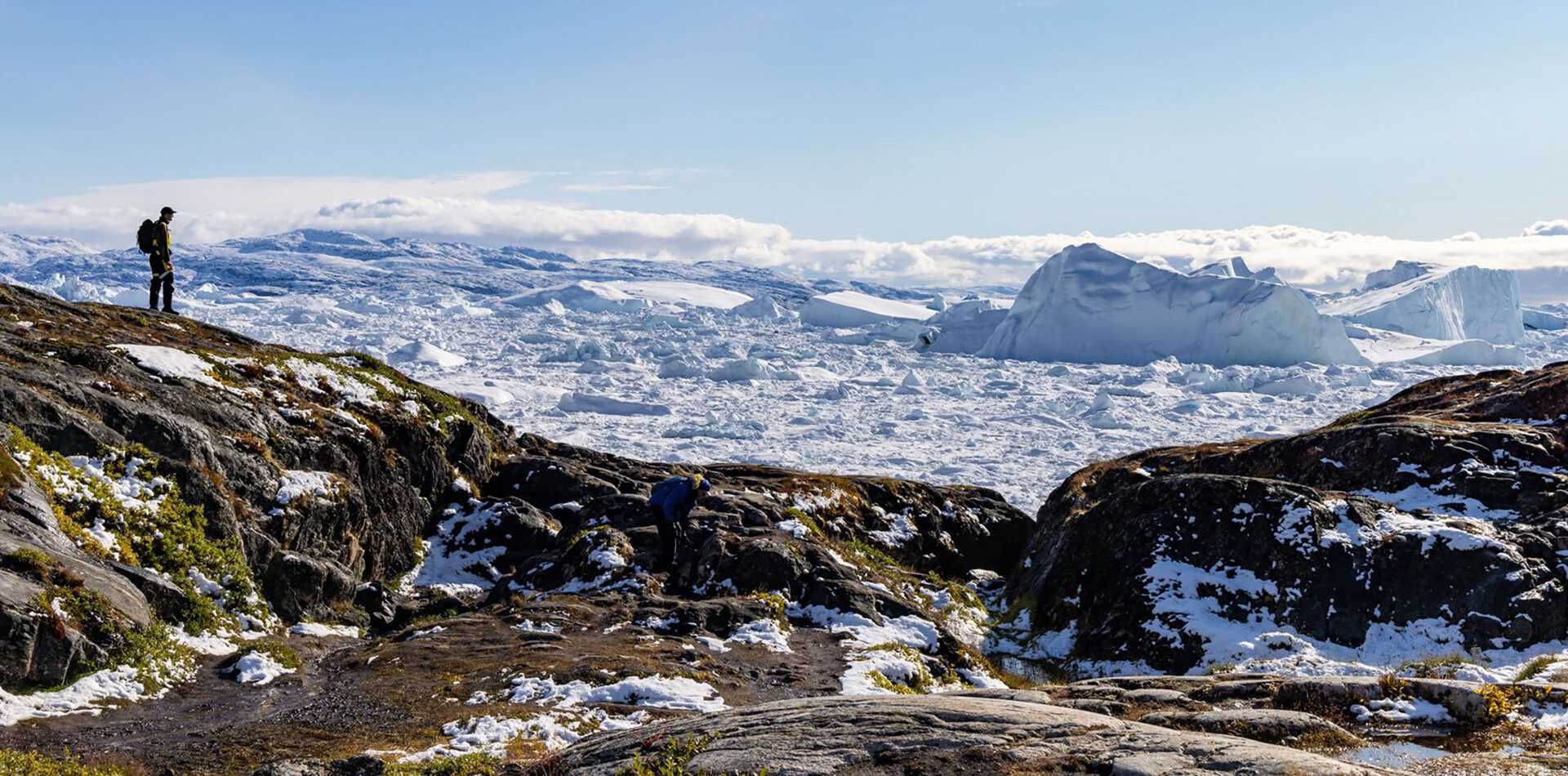 glacial ice in disko bay