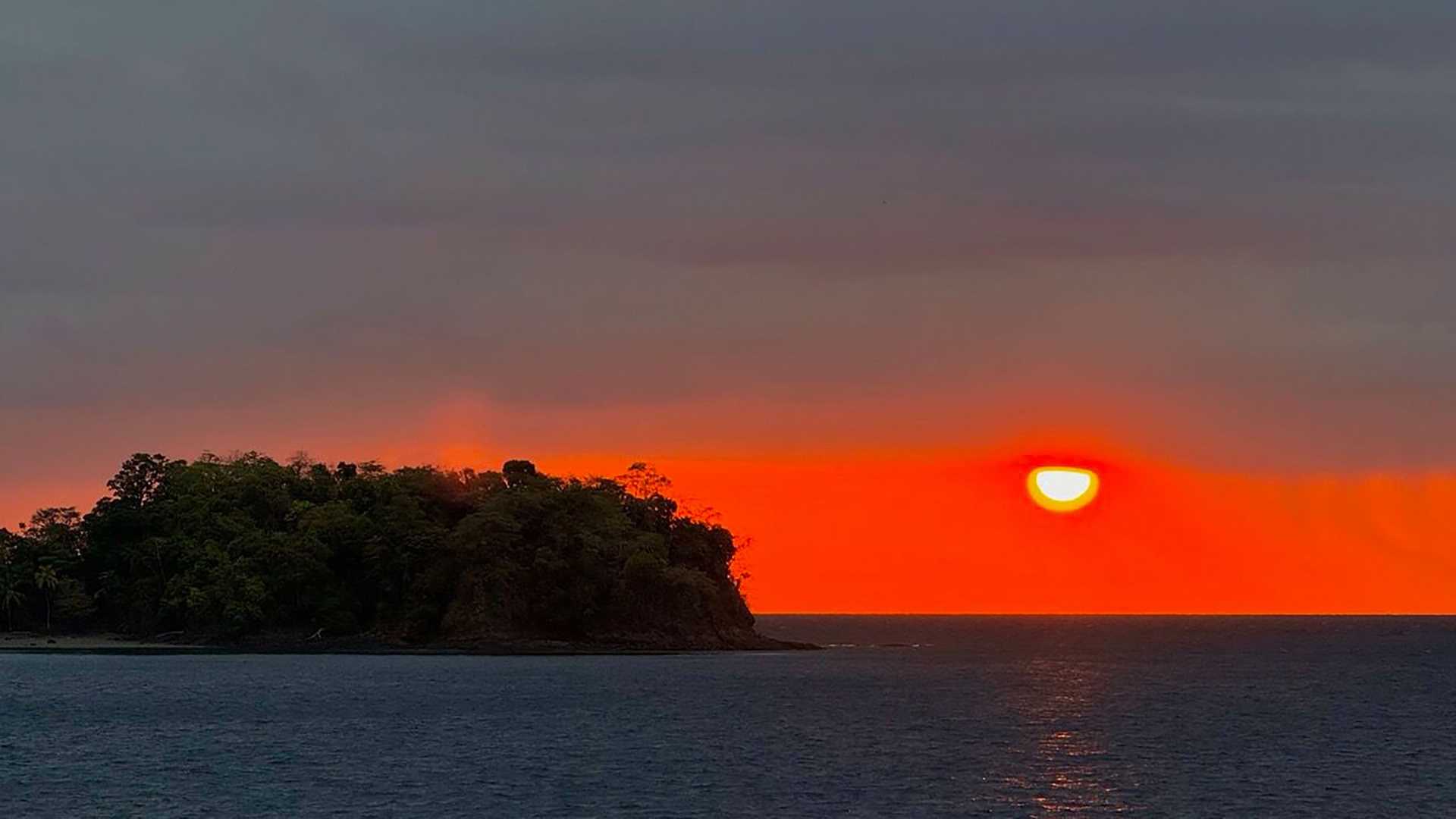 sunrise over water