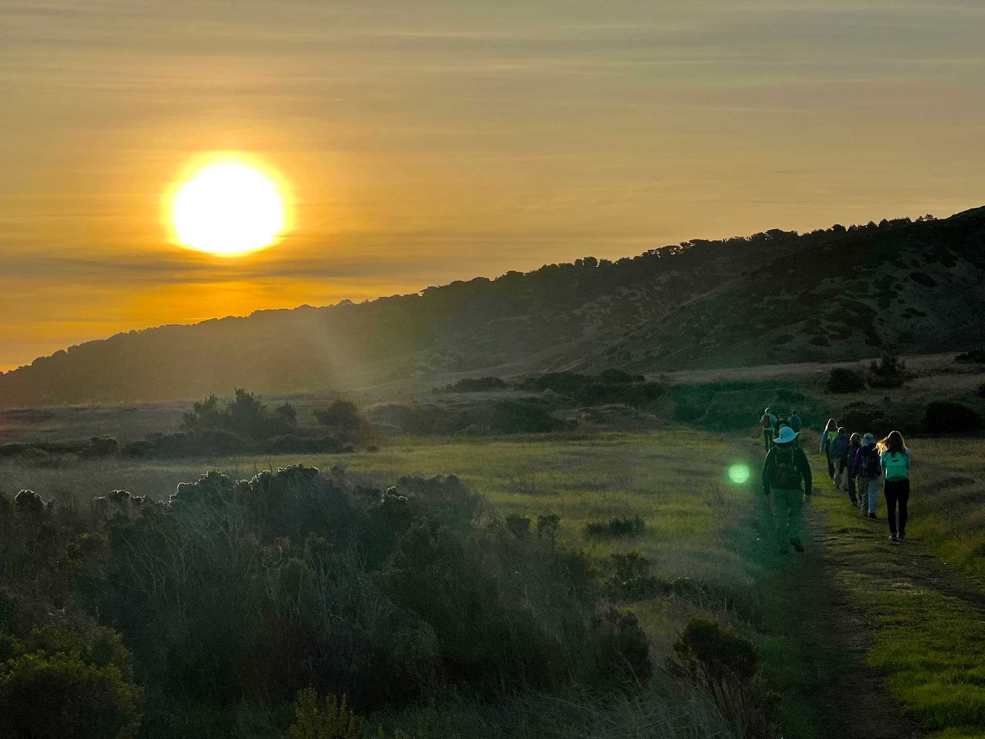 sunrise over channel islands national park